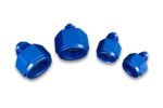Adaptador AN10 hembra a AN6 macho JIC para manguera, color azul. - Imagen 2