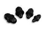 Adaptador AN10 macho a AN8 macho JIC para manguera de aceite y combustible, color negro. - Imagen 2