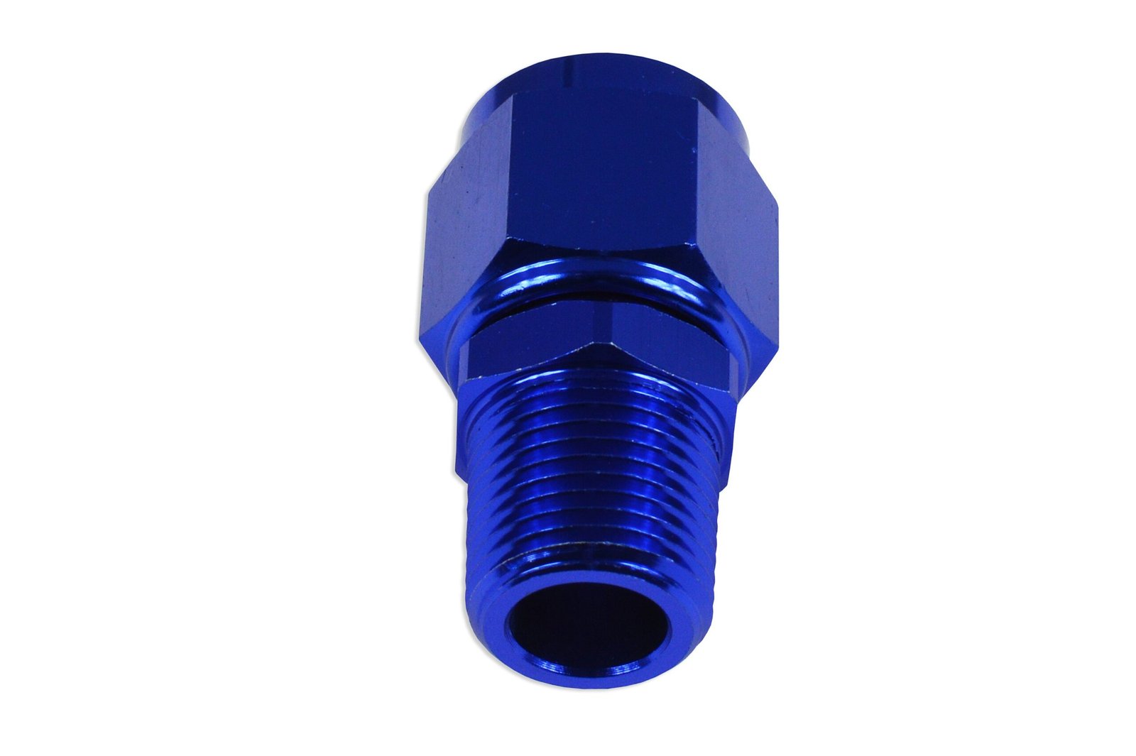 an12-1-2-npt-nypel-adapter-zensko-meski-niebieski_3 AN-12 AN12 Adaptador de conexión de manguera recta JIC Flare a 1/2 NPT hembra-macho Azul - Imagen 1