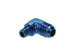 Adaptador de manguera de aceite/combustible AN12 JIC Flare a codo macho de 90 grados de 3/4 NPT, color negro - Imagen 2
