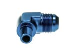 Adaptador de manguera de aceite/combustible AN12 JIC Flare a codo macho de 90 grados de 3/4 NPT, color negro - Imagen 3