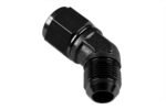 Adaptador AN12 de 45" con acoplamiento hembra-macho para manguera, color negro. - Imagen 2
