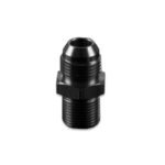 Adaptador de racor AN6 JIC a racor recto para manguera M12x1.0, color azul.