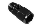 AN12 AN-12 Hembra-macho incl. Puerto en línea 1/8 NPT Adaptador de pieza en T para manómetro de presión de combustible y aceite Negro - Imagen 4