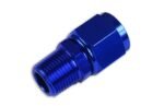 Adaptador de conexión de manguera recta AN-4 AN4 JIC Flare a 1/8 NPT hembra-macho azul