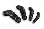 Adaptador AN4 JIC para mamparo, conexión macho para manguera de combustible de 45', color negro. - Imagen 2
