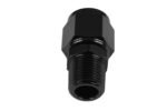 AN-6 AN6 JIC Flare a 1/4 NPT hembra-macho adaptador de manguera recto negro - Imagen 3