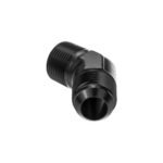 Adaptador de manguera recta AN6 JIC Flare a 3/8 NPT de 45' (azul)