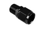 Adaptador de manguera recto AN-6 AN6 JIC Flare a 1/8 NPT hembra-macho, color negro. - Imagen 2