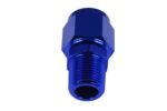 AN-6 AN6 JIC Adaptador de conexión de manguera recta hembra-macho a 1/8 NPT Azul