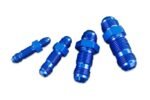 Adaptador AN6 JIC para mamparo, conexión recta macho para manguera, color azul. - Imagen 3