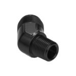 Adaptador de manguera recta AN6 JIC Flare a 1/2 NPT de 45' (color azul)