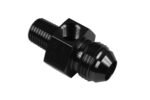 AN8 AN -8 to 3/8 NPT inline 1/8 NPT fuel oil adapter Black