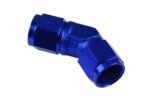 Adaptador AN8 de 45" con acoplamiento hembra-hembra para manguera, color azul. - Imagen 4