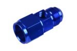 AN8 AN-8 Hembra-Macho incl. Puerto en línea 1/8 NPT Adaptador de pieza en T para manómetro de presión de combustible y aceite Azul - Imagen 2