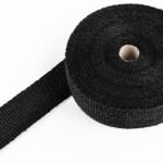 Cinta aislante para escapes, color negro, 50 mm/2 mm, 5 m