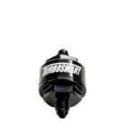 Filtro de alimentación de aceite para turbo Turbosmart Billet de 44 µm AN-4 - Negro