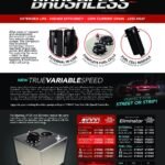 Bomba de combustible Aeromotive 11180 Brushless Eliminator externa redonda