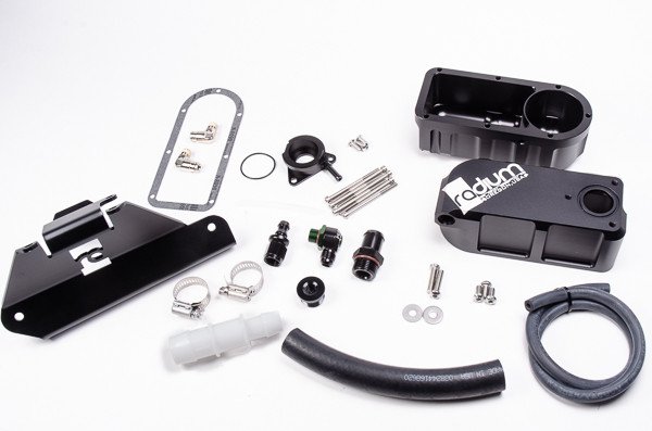 coolant-tank-kit-ford-mustang-shelby-gt500-s197-radium-engineering_4 Kit de depósito de refrigerante para Ford Mustang Shelby GT500 S197 de Radium Engineering - Imagen 1
