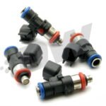 Juego de inyectores Bosch EV14 Universal de 40 mm, compactos, 4 unidades, 42 lb/h.