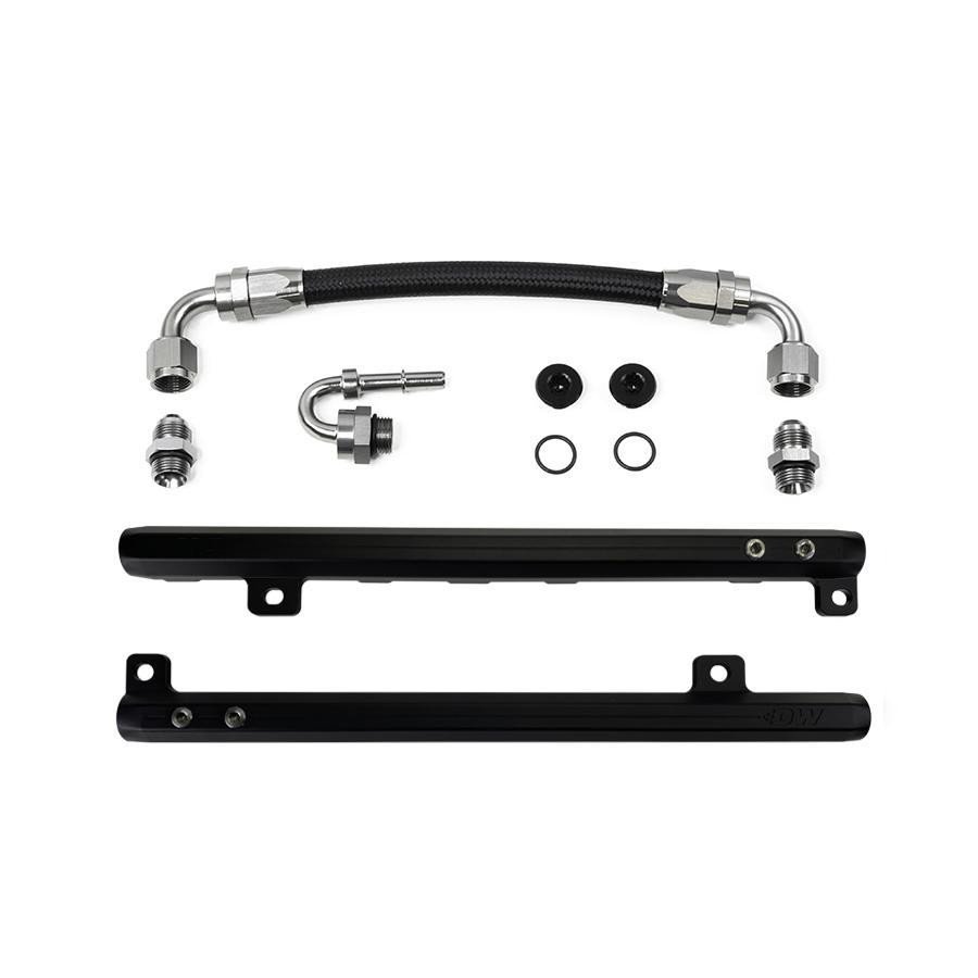 deatschwerks-listwa-paliwowa-ford-4-6-2-zawory DeatchWerks de riel de combustible para Ford 4.6 2-Valve 2005-2010 Ford Mustang GT SOHC (no disponible para DOHC o sobrealimentado) - Imagen 1