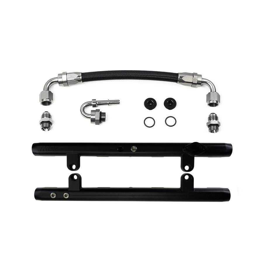 deatschwerks-listwa-paliwowa-ford-4-6-3-zawory DeatchWerks de riel de combustible para Ford 4.6 3 válvulas con Crossover 2005-10 Ford Mustang GT SOHC (no disponible para DOHC o sobrealimentado) - Imagen 1