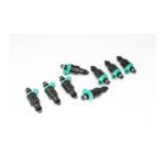 Kit de 8 inyectores de combustible DeatschWerks de 350 cc/min, de baja impedancia y universales.