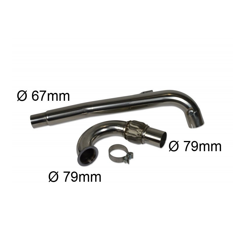 downpipe-vw-golf-mk7_4 Bajante Audi A3 8V Seat Leon 5F Skoda Octavia 5E Superb 3T VW Golf VII AU Passat B8 - Imagen 1
