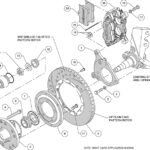 Wilwood 140-11018 Forged Dynalite Pro Series Front Brake Kit Red 11.00 for Ford Mustang 1984-1993