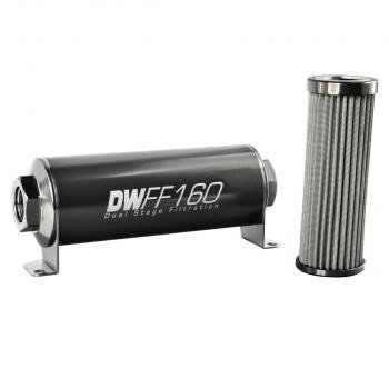 filtr-paliwa-100-mikronow-an10-160mm-uniwersalny-dw-8-03-160-100k Filtro de combustible en línea con carcasa, kit de acero inoxidable de 100 micras AN10, 160 mm, universal DW-8-03-160-100K - Imagen 1