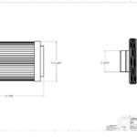 Filtro de combustible Aeromotive 12304 100 micras ORB-10