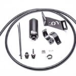 Soporte de combustible para BMW E90 E92 E93 con filtro de acero inoxidable Radium Engineering