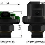 Fuel Pulse Damper FPD-R 3/8NPT Direct Mount Kits Radium Engineering