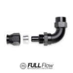 Conector de extremo de manguera de PTFE de flujo completo Nuke Performance de 150 grados AN8 - Imagen 3