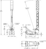 Wilwood 340-14769 Vertical Hydraulic Handbrake Lever Assembly Black