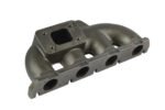Colector de escape JRspec fundido para VW/Audi 2.0 TFSI con brida T25 y salida para la válvula de descarga.