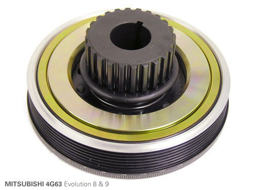kolo-pasowe-z-tlumikiem-drgan-ati-super-damper-918250-mitsubishi-evo-8-4g63_2 ATI Super Damper 918250 Harmonic Balancer Mitsubishi Evo 8 - 4G63 - Imagen 1
