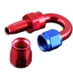 Conector AN4 giratorio de 180° rojo