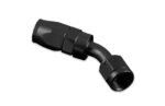 Conector giratorio AN10 de 45° color negro