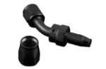 Conector giratorio AN10 de 45° color negro - Imagen 2