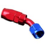 Swivel 45' AN8 fitting Red