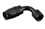 Conector giratorio AN6 de 90° negro