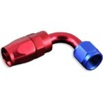 Conector giratorio AN8 de 90° rojo
