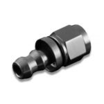 Conector AN8 de presión, color negro.