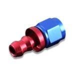 Conector AN8 de presión, color rojo.