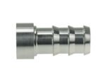 1/2" 13mm Aluminium WELD ON BARB Push-On Tail Hose Fitting Adapter Fuel Oil Tank - Imagen 2