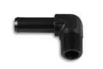 Conector de 90° 1/2 NPT a niple de 5/8" negro - Imagen 2