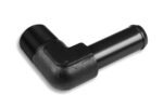 Conector de 90° 1/8 NPT a niple de 1/4" negro - Imagen 4