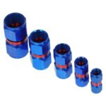AN4 hembra - conector hembra negro