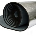 Acoustic-thermal mat 13mm with aluminium layer (100cm x 100cm)